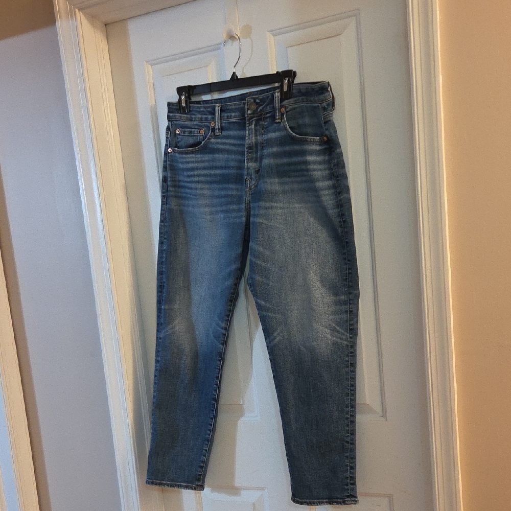 American Eagle Blue Distressed Jeans 32x30